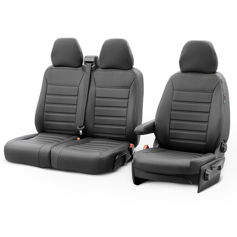 New York Design Kunstleder Stoelhoezenset 2+1  Citroën Berlingo/Peugeot Partner/Opel Combo/Toyota Proace City 2018-