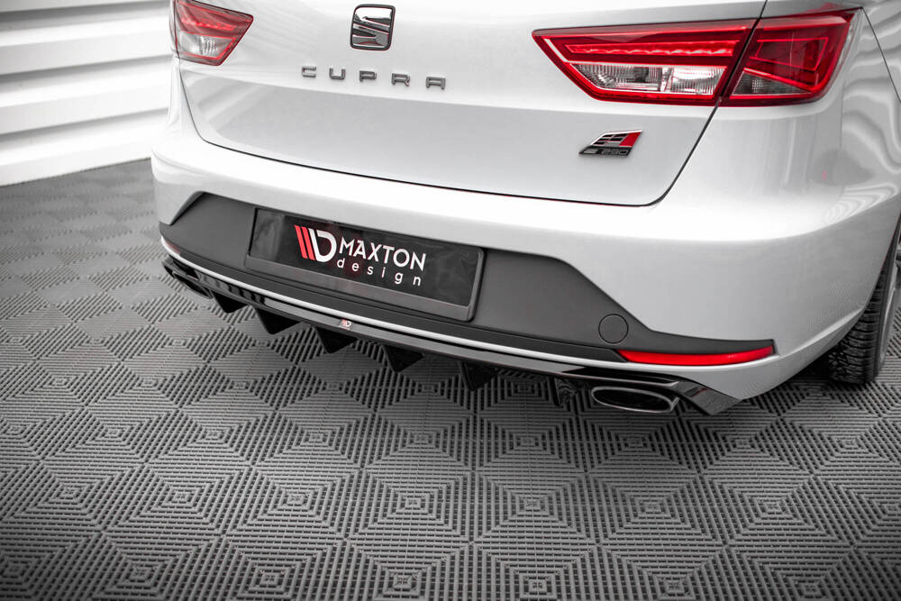 Diffuser Seat Leon Cupra ST 5F Maxton Glans Zwart