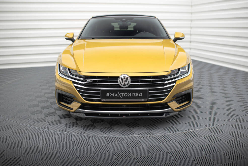 Voorspoiler V.2 Volkswagen Arteon Maxton Glans Zwart