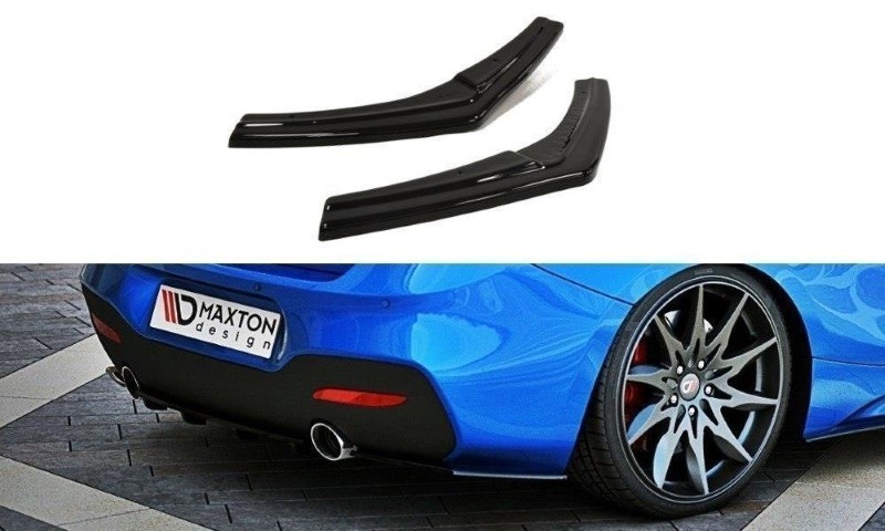 Achterzij Spoilers BMW 1 F20/F21 M-Power (FACELIFT) Glanzend Zwart