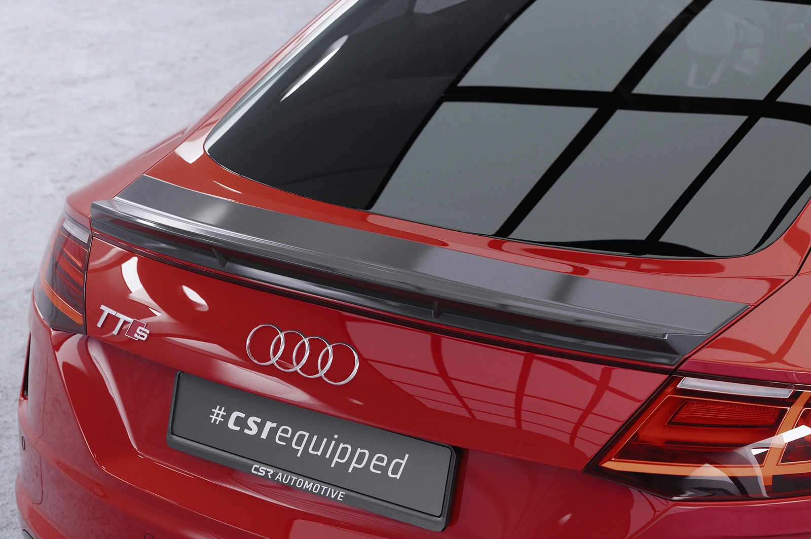 Achterspoiler Audi TT / TTS (FV/8S) Glans Zwart (2014–) CSR