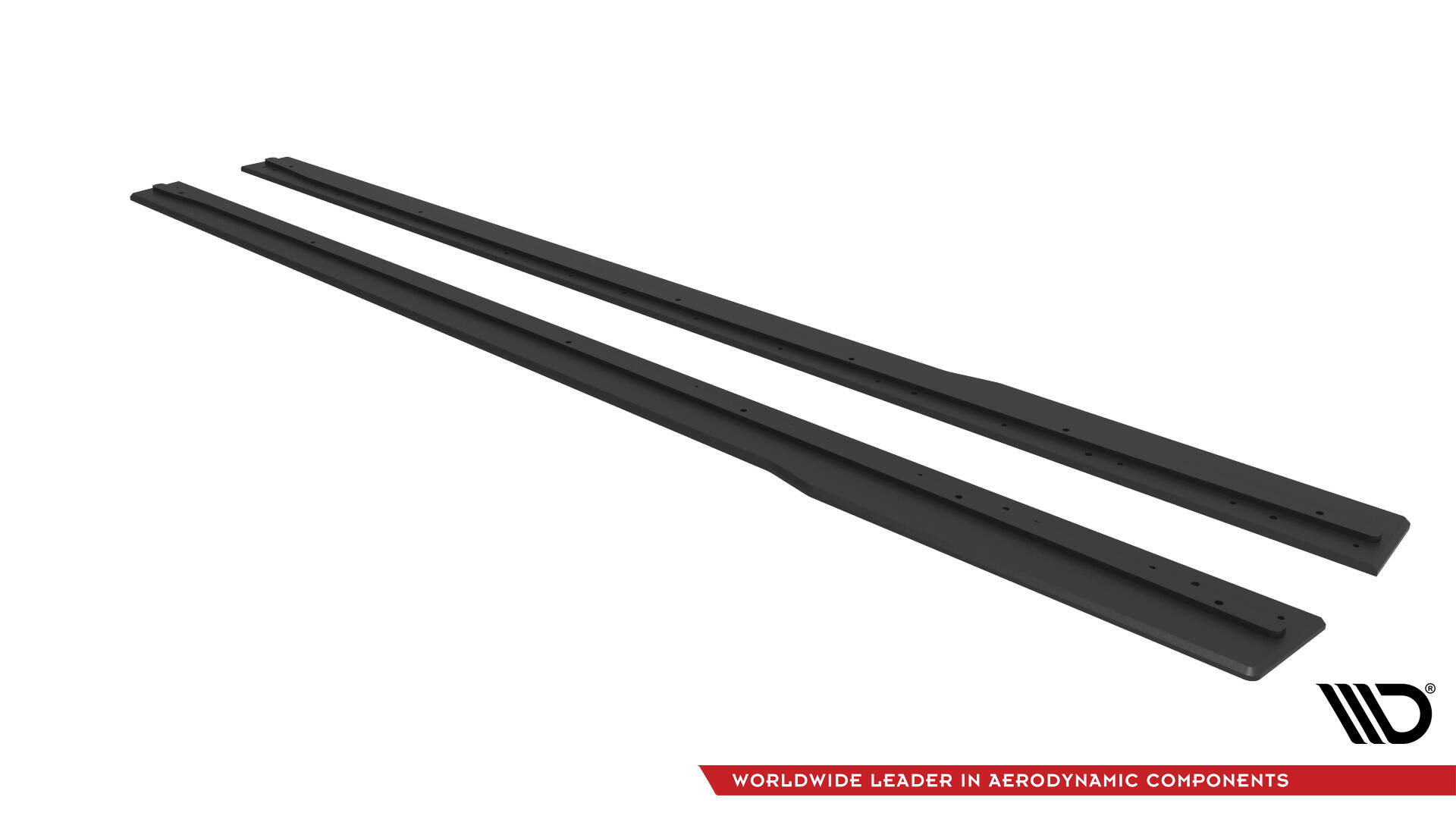 Street Pro Zijskirts Ford Mustang GT MK7 Maxton Glanzend zwart