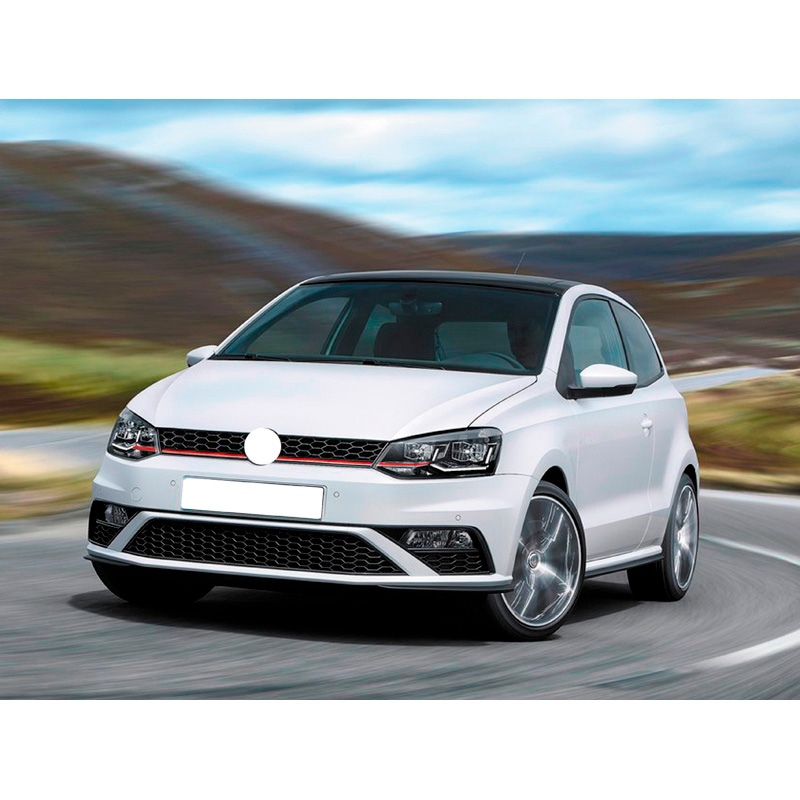 Voorbumper  Volkswagen Polo 6C 2014- 'GTi-Look' incl. Grills & Mistlampen (PP)