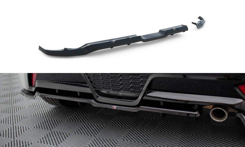 Diffuser Toyota Yaris GR Sport Maxton Glans Zwart