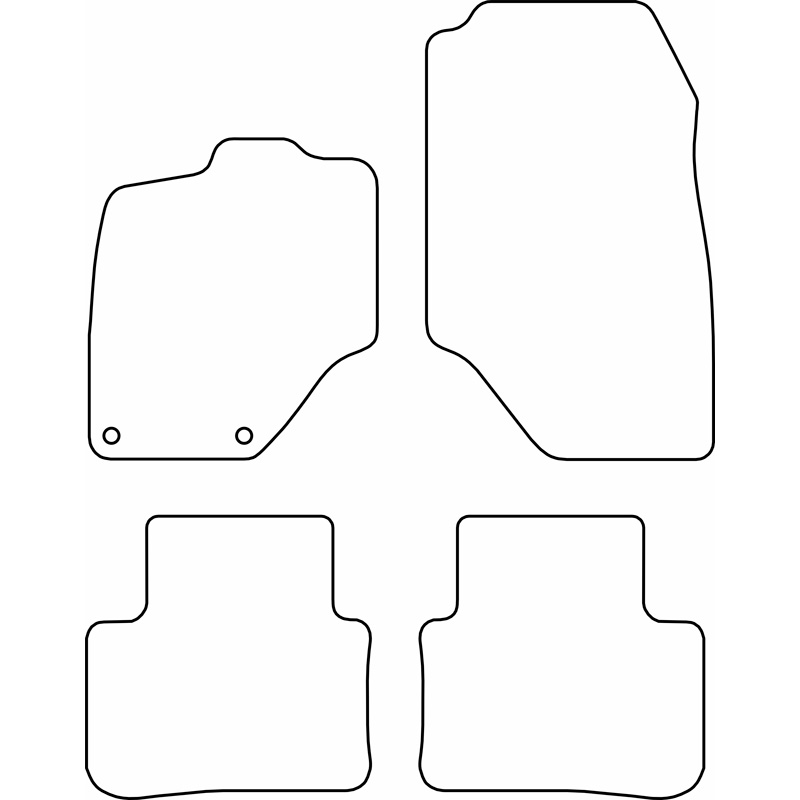 Automatten Velours  Peugeot 5008 III Hybrid & e-5008 2024-