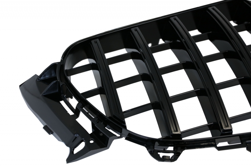 Grill Mercedes E-Class W213 S213 C238 (2016-Up) GT-R Panamericana Design Zwart