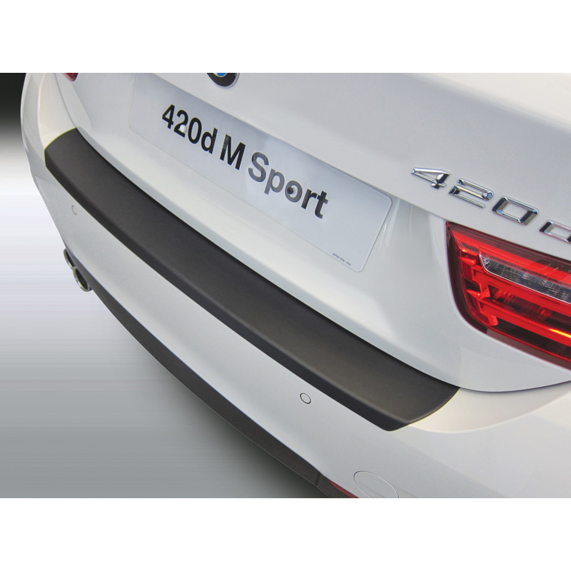 ABS Achterbumper beschermlijst  BMW 4-Serie F36 Gran Coupe 4/2014- 'M-Sport' Zwart