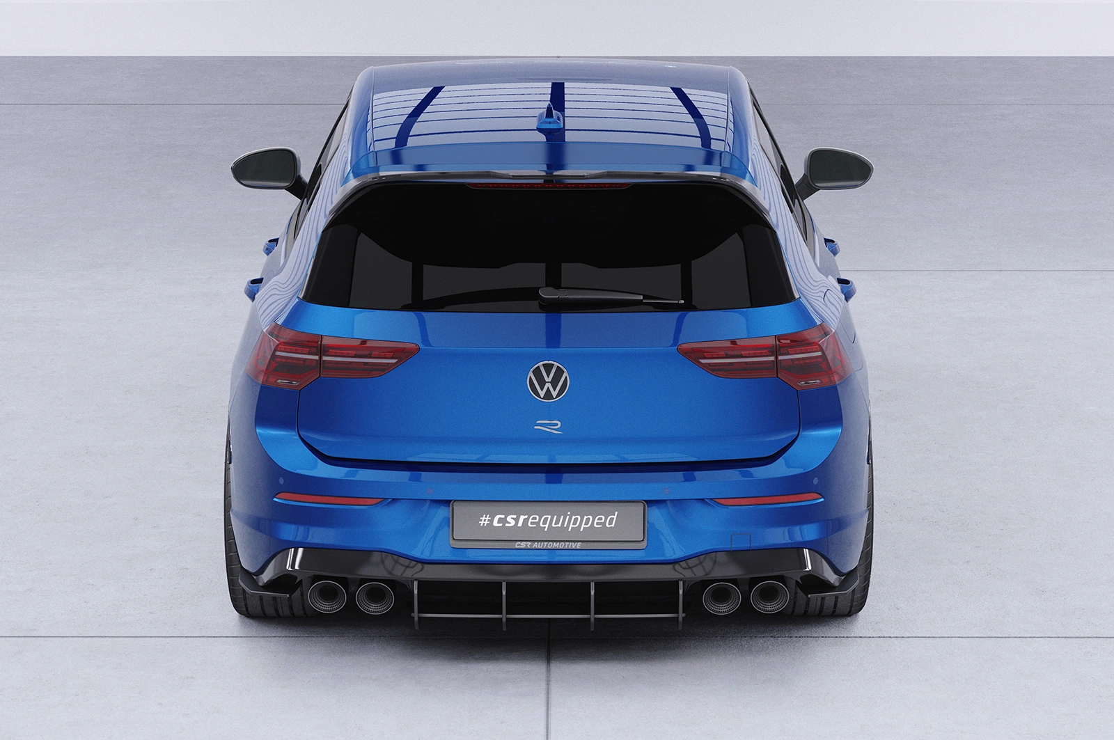 Achterspoiler VW Golf 8 GTI Clubsport / R glans zwart – CSR Automotive