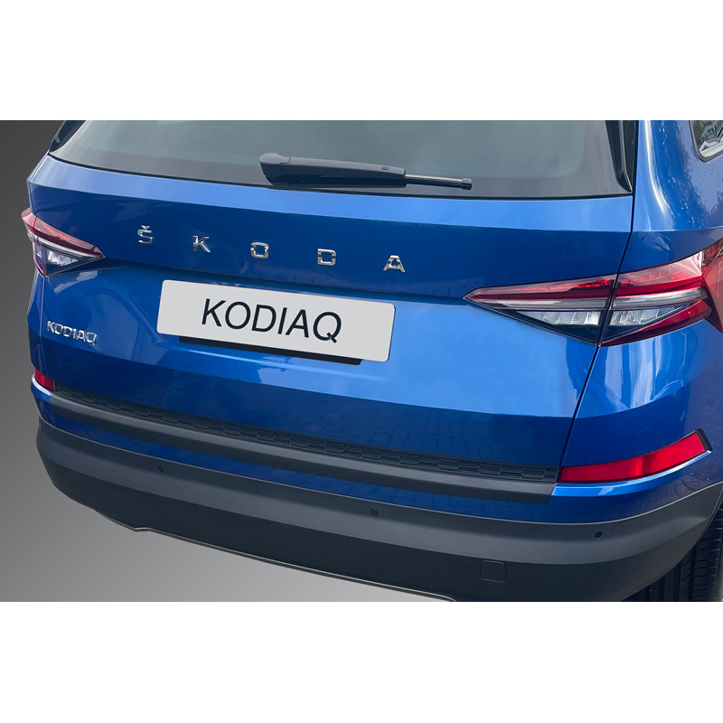 ABS Achterbumper beschermlijst  Skoda Kodiaq Facelift 07/2021-06/2024 Zwart