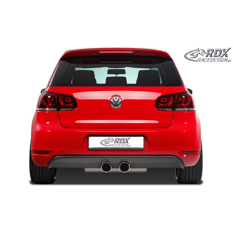 Achterbumperskirt (Diffuser)  Volkswagen Golf VI GTI/ GTD 2007-2013 (GFK)