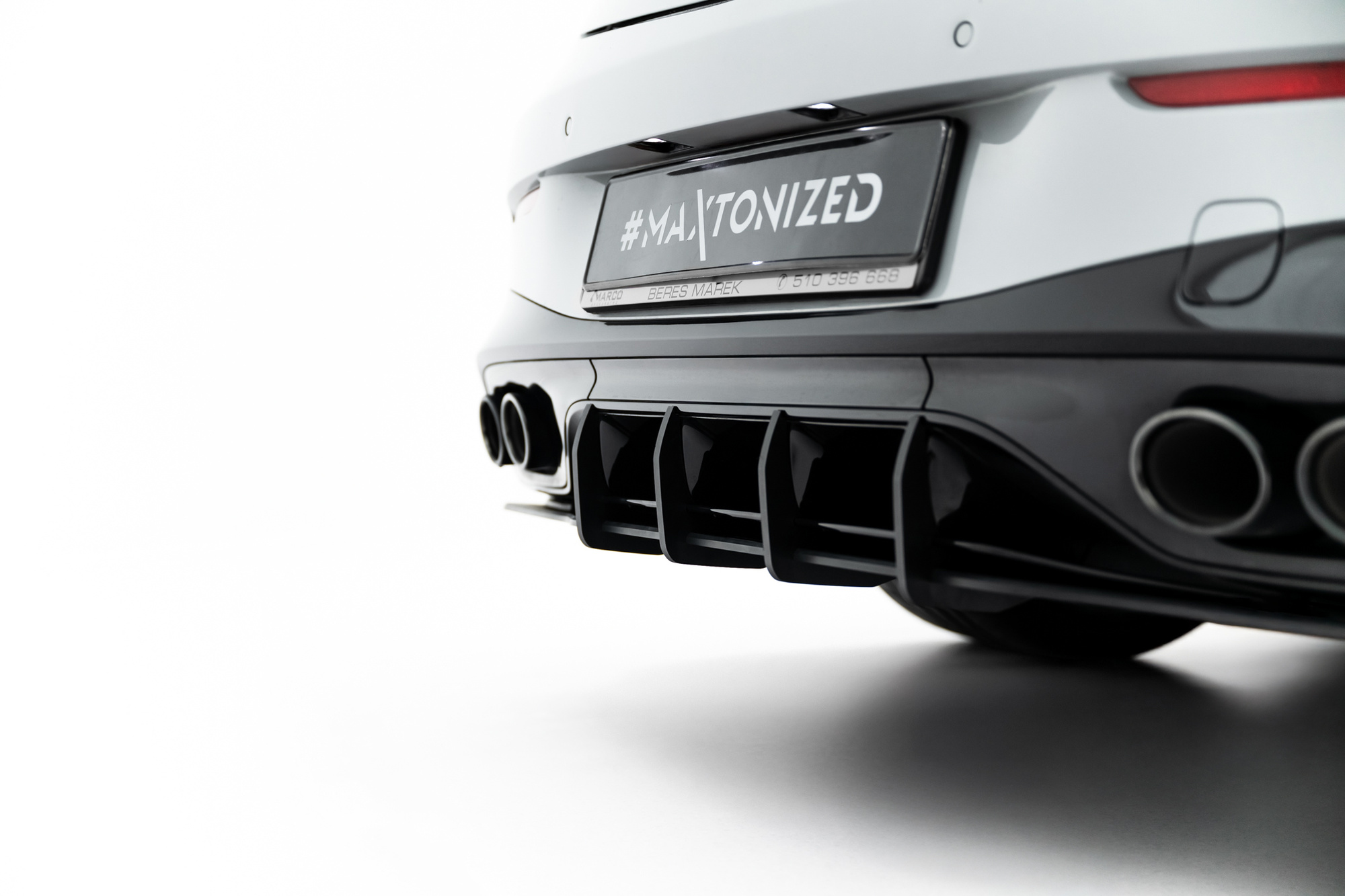 Street Pro Achterdiffuser + Flaps Mercedes-AMG CLE 53 Aero C236 2023 – Maxton Design