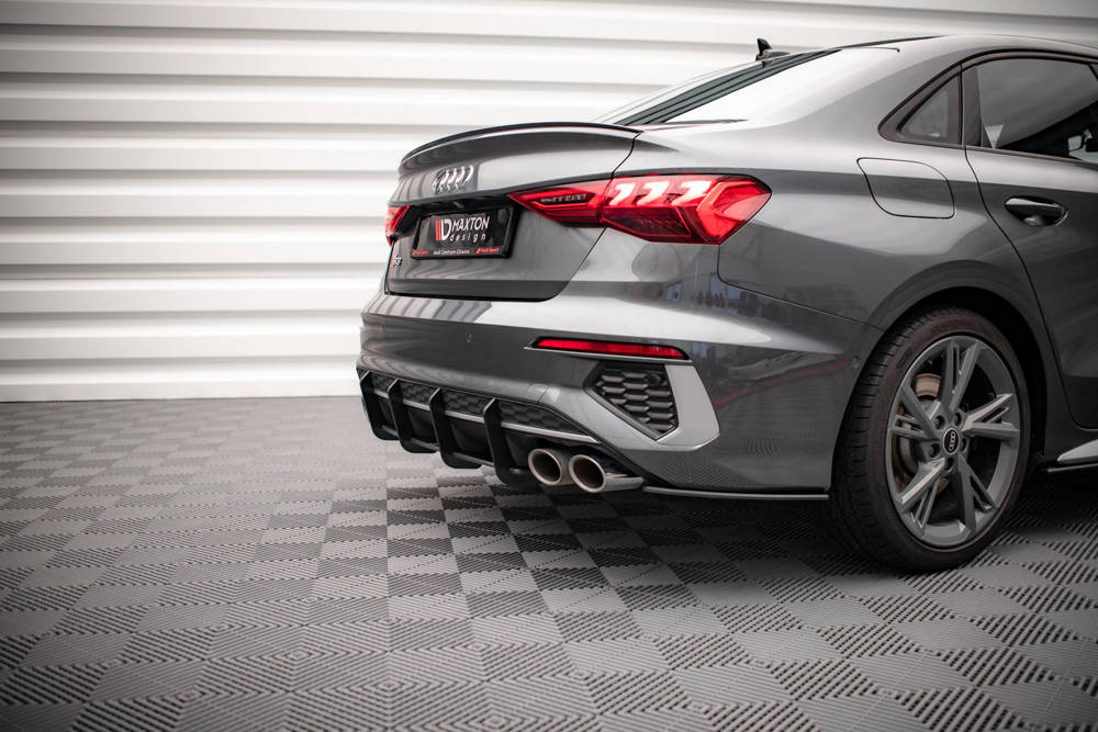 Street Pro Diffuser met Canards Audi S3 8Y Limousine