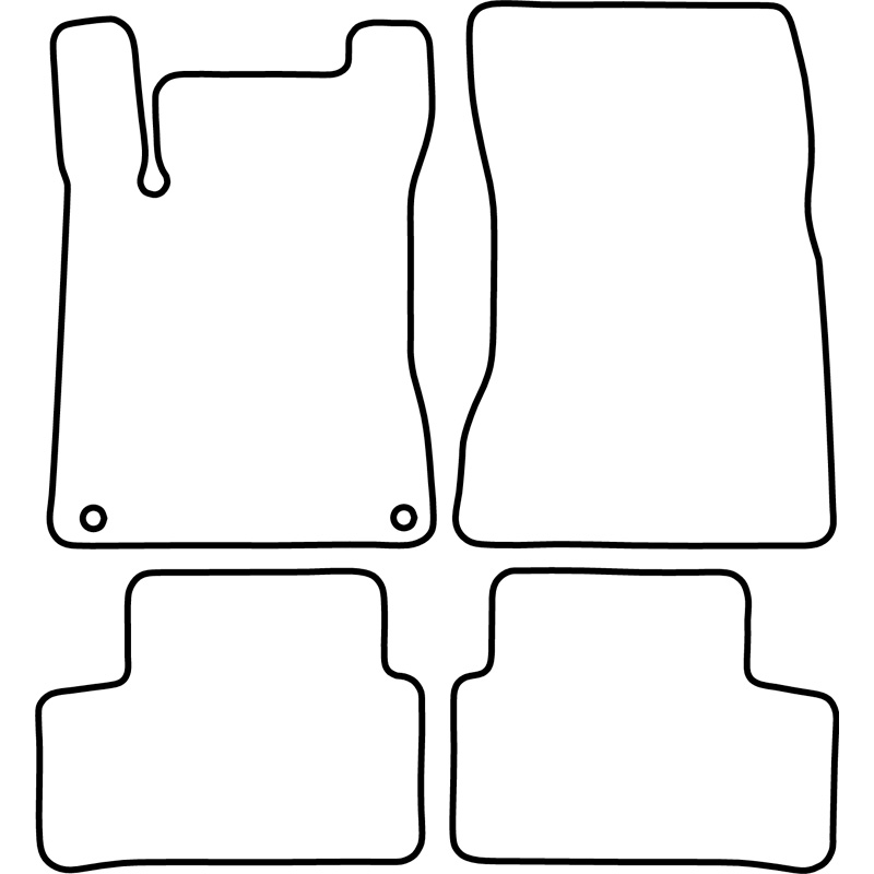 Automatten  Mercedes A-Klasse W177 2018- & B-Klasse W247 2019-