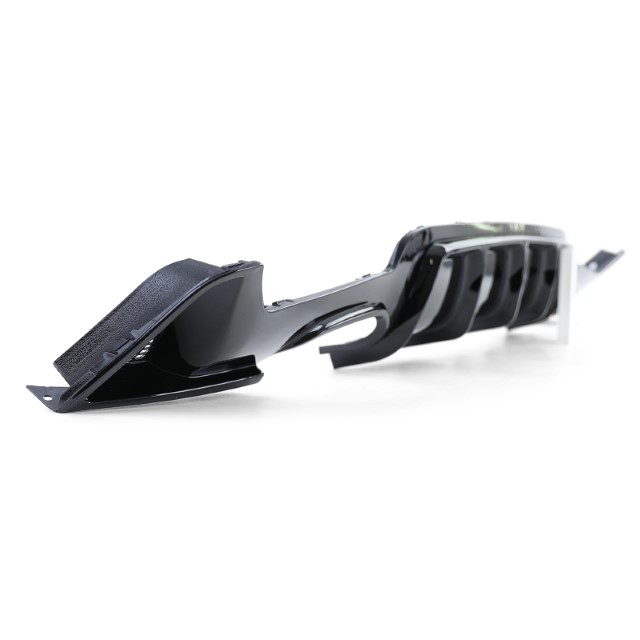 Diffusor BMW 4-serie F32 / F36 2013- Glans Zwart M-Pakket Duplex M4