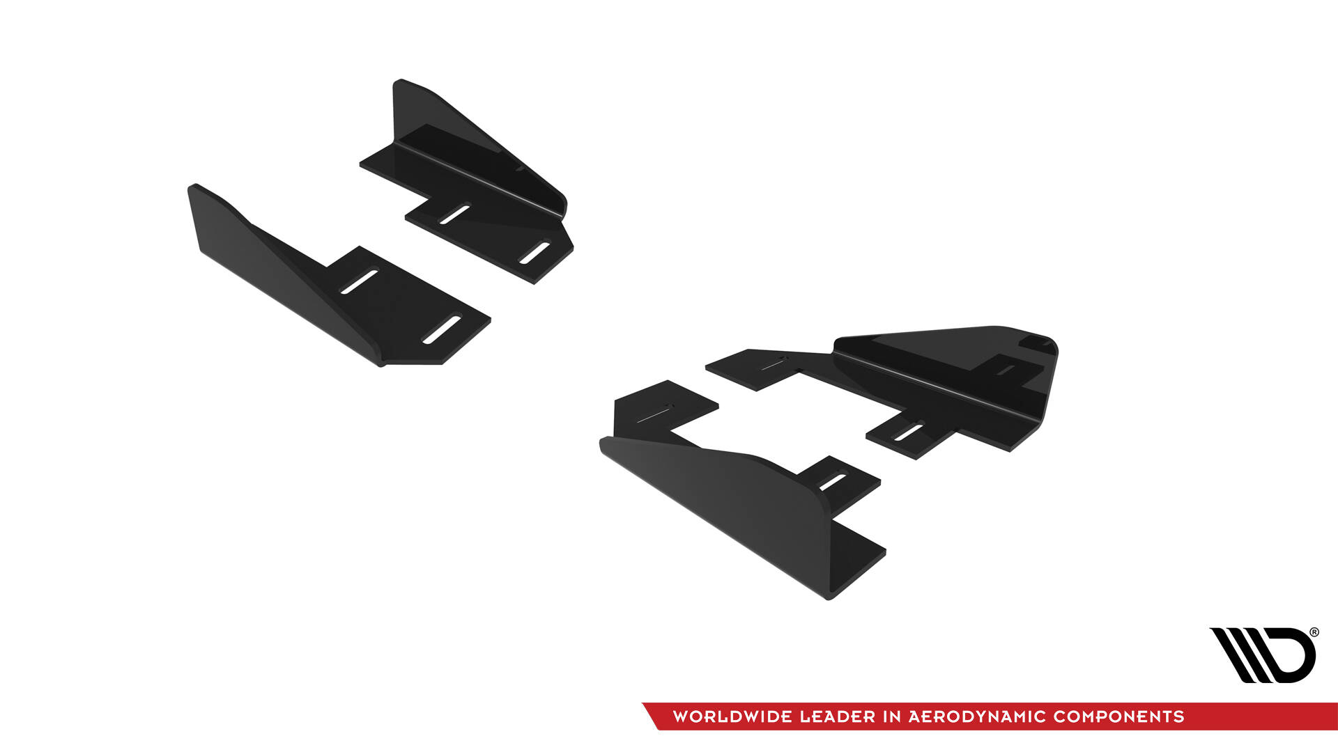 Street Pro Zij Flaps Audi S3 / A3 S-line 8Y Facelift Maxton Glanzend zwart