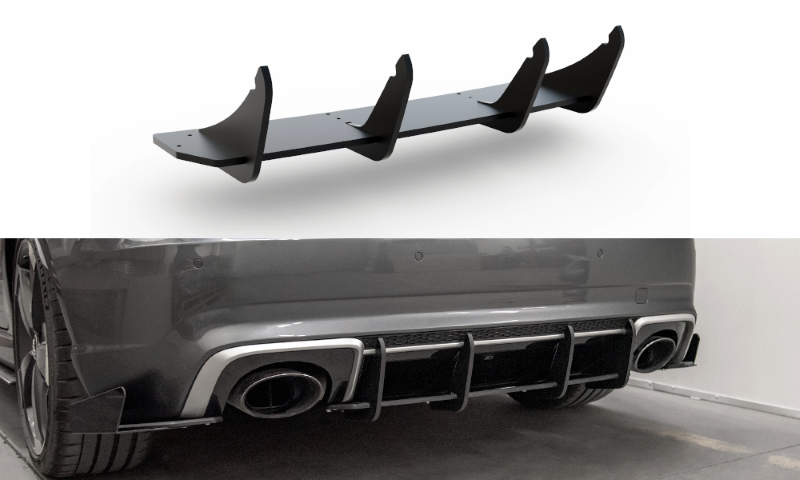 Duurzame Achter Diffuser V.1 Audi RS8 8V Sportback Racing