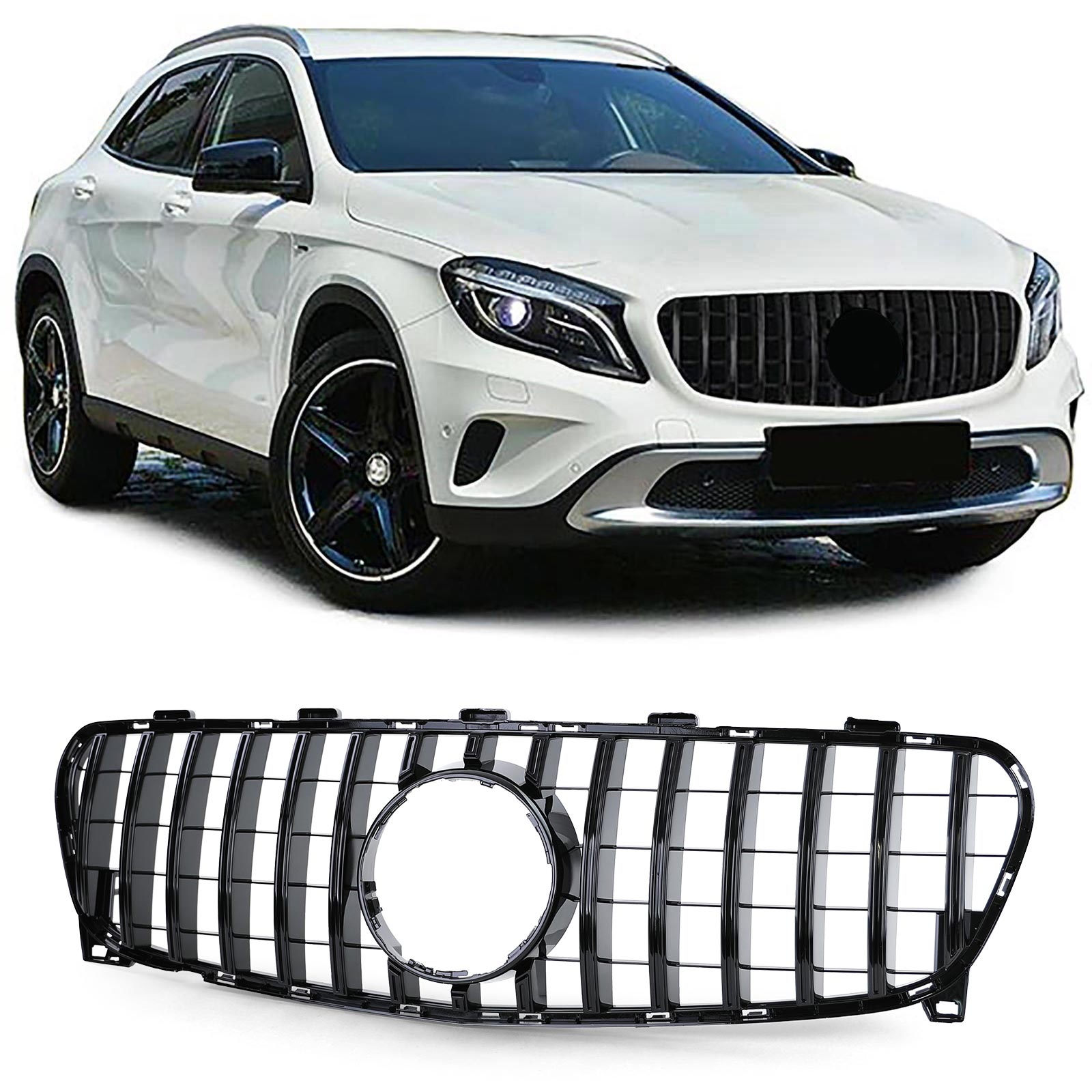Voorspoiler Mercedes GLA X156 AMG-Line VARIO-X