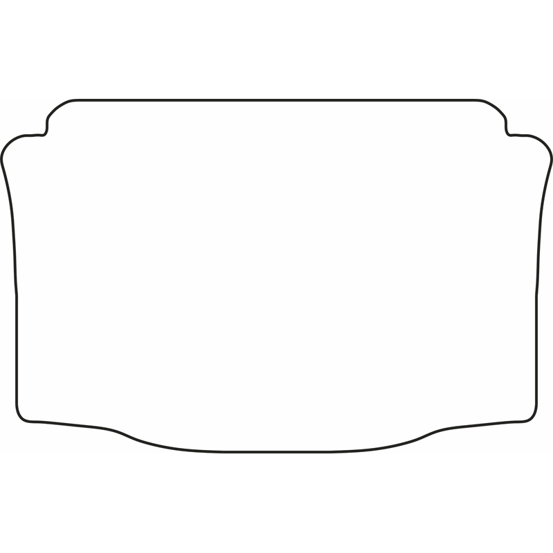 Velours Kofferbakmat  Volkswagen Up! / Skoda Citigo / Seat Mii 2012- (Lage laadvloer)