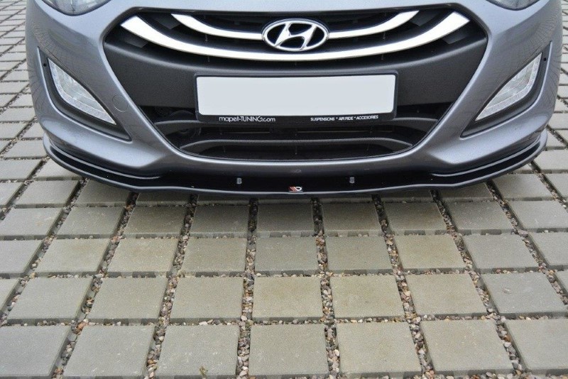 Voorspoiler Hyundai i30 mk.2 Glanzend Zwart