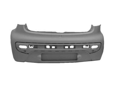 achterbumper, in primer Citroen C1, 2005-2012