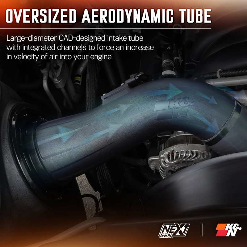 K&N NextGen Cold Air intake  Chevrolet Silverado & GMC Sierra 2500/3500 HD 6.6L V8 2020- (50-3103)