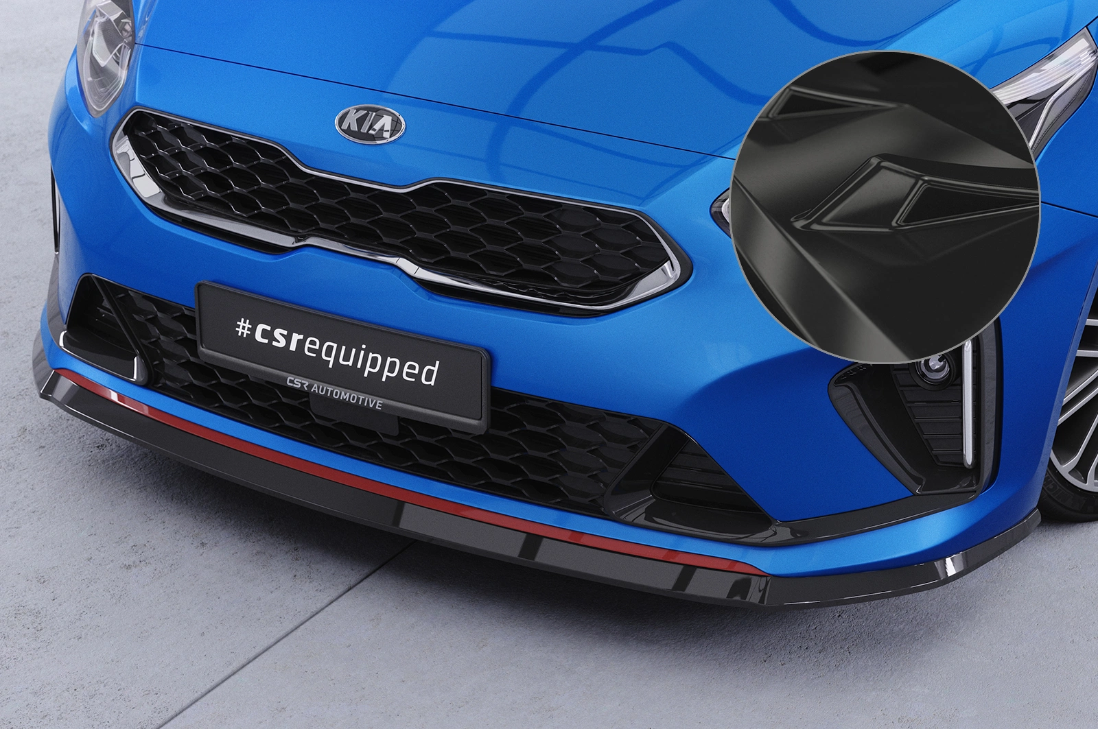 Voorspoiler Kia Ceed / ProCeed (CD) GT Glans Zwart – 2018–2021