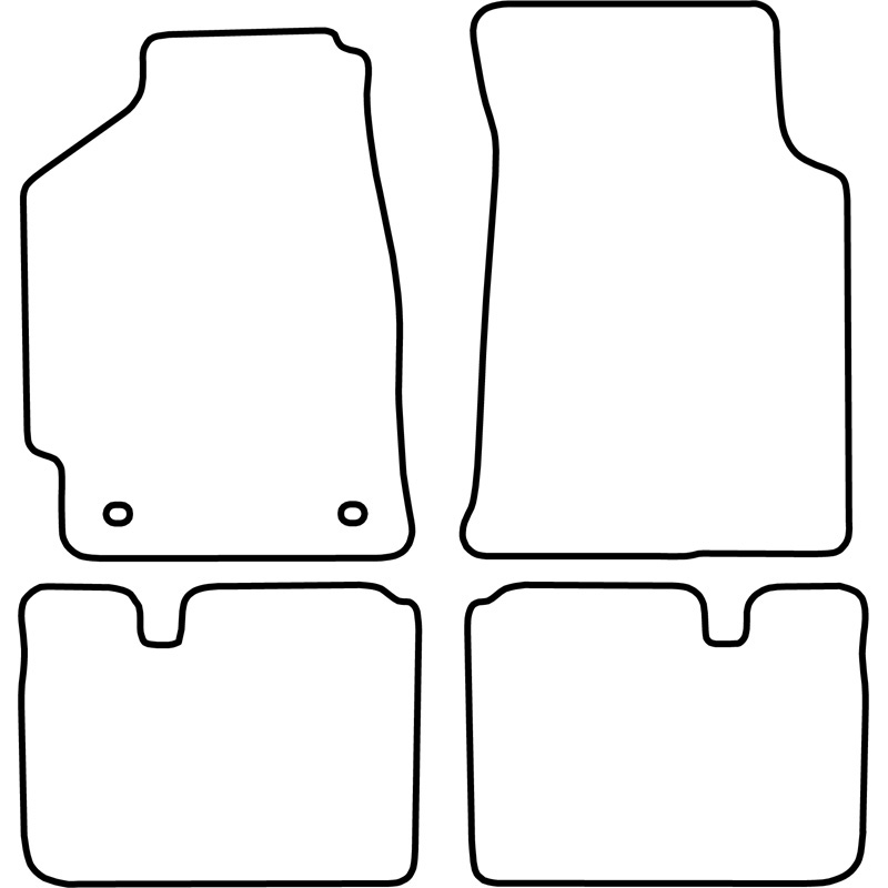 Automatten Velours  Honda Civic 3 deurs 1988-1991