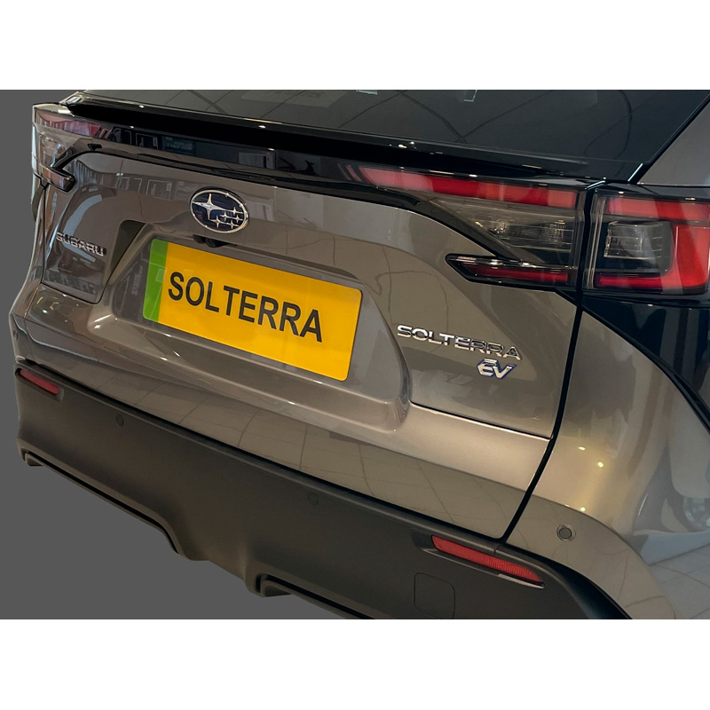 ABS Achterbumper beschermlijst  Subaru Solterra 2022- & Toyota bZ4X 2021- Zwart