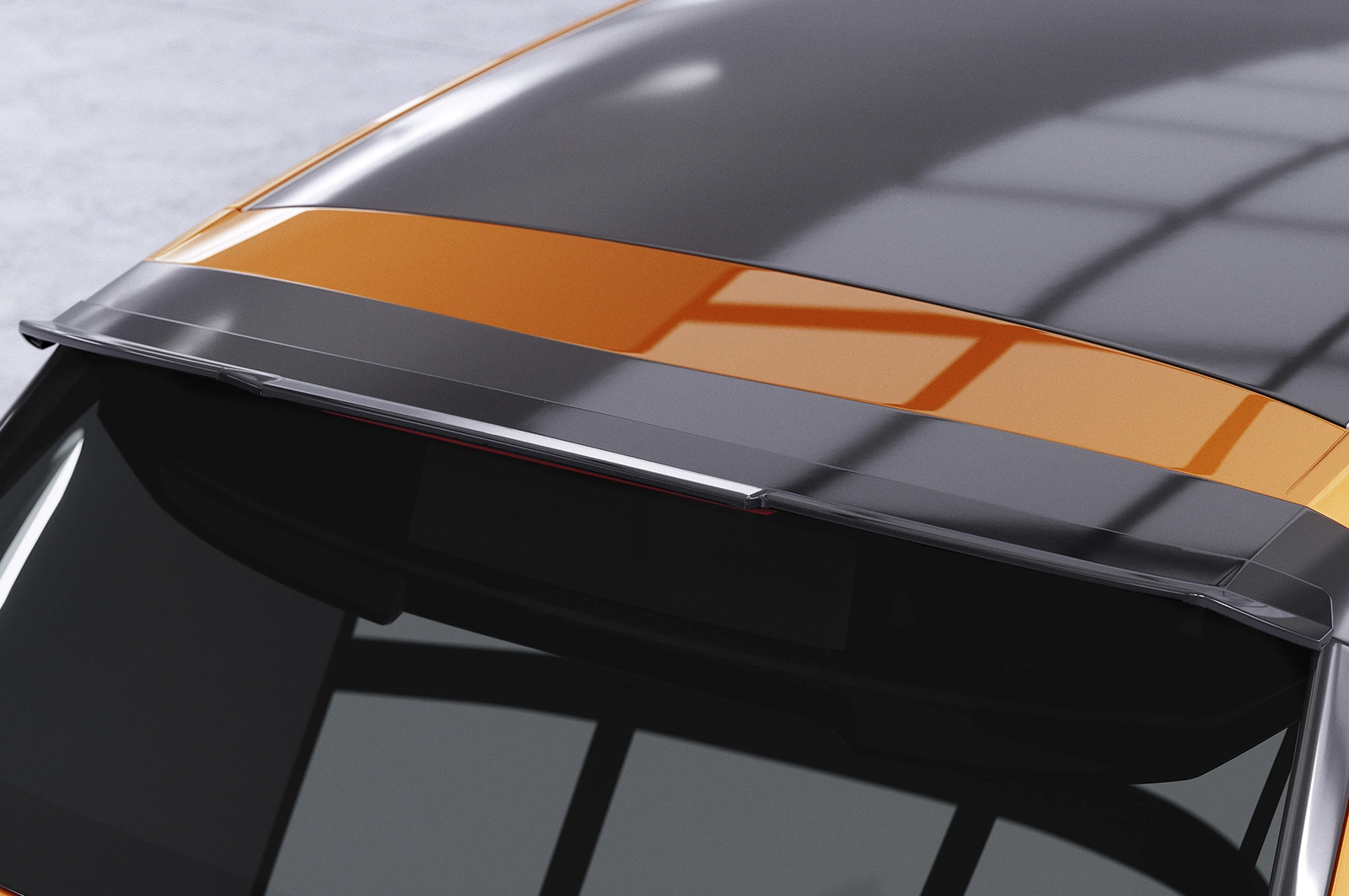 Voorspoiler Škoda Fabia 4 glans zwart – CSR Automotive
