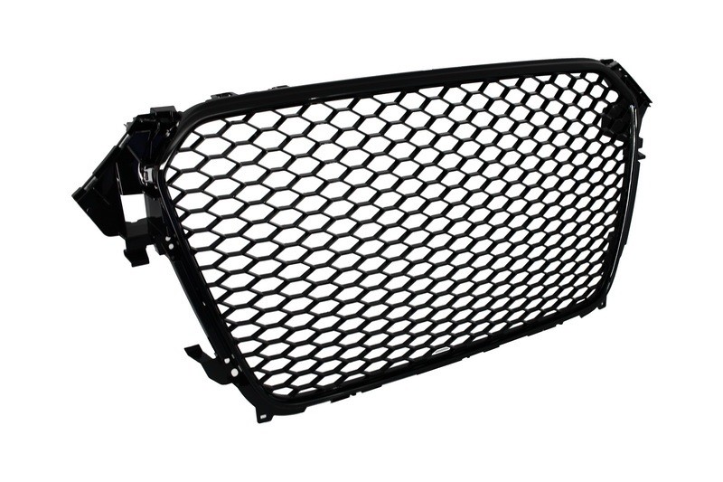 Grille Audi A4 B8 Facelift (2012-2015) RS Design Piano Black Emb