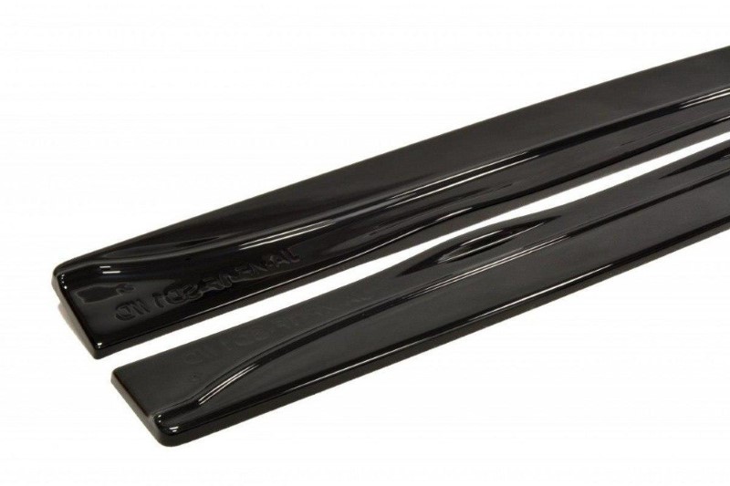 Zijskirts Diffusers JAGUAR XF X250 (FACELIFT) Glanzend Zwart