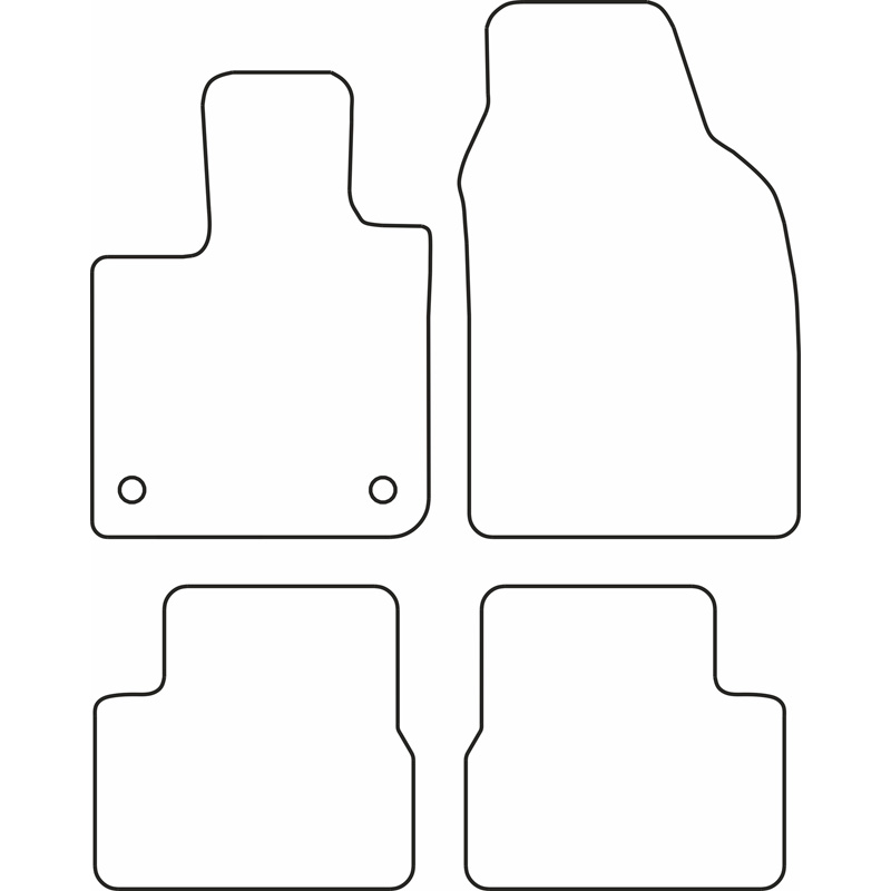Automatten Velours  Fiat 500e 2020-