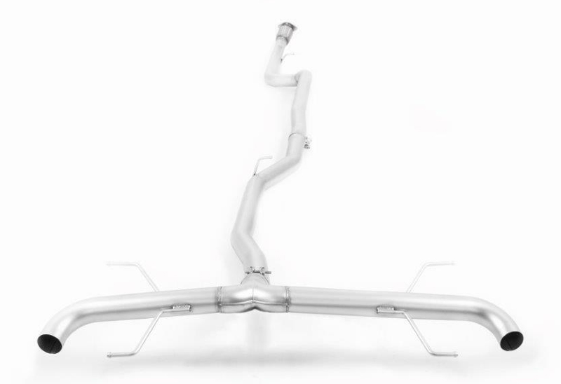 Alfa Romeo Guilia Veloce RACING CAT-BACK-SYSTEM 2.0 turbo Q4/AWD met roetfilter carbon dubbel afgesc