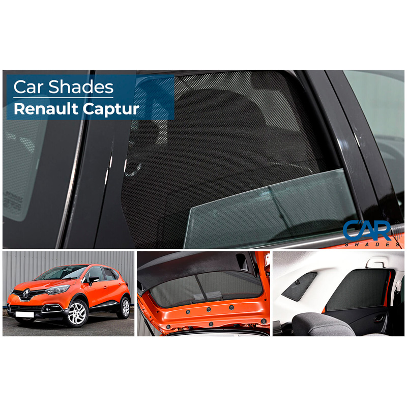 Set Car Shades  Renault Captur 5 deurs 2013-2019 (6-delig)
