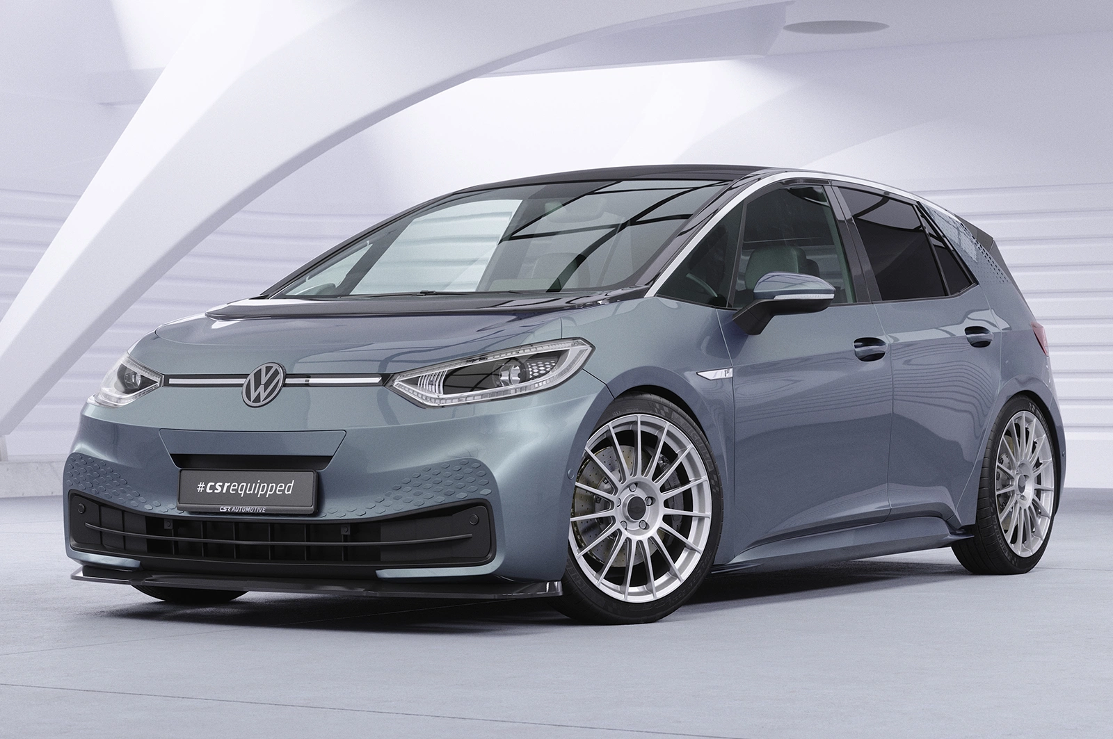 Voorspoiler VW ID.3 Glans Zwart – CSR Automotive