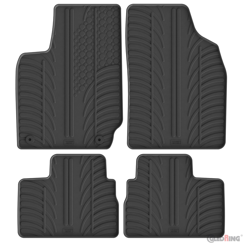Gledring Rubbermatten  Leapmotor T03 2024- (T profiel 4-delig + montageclips)