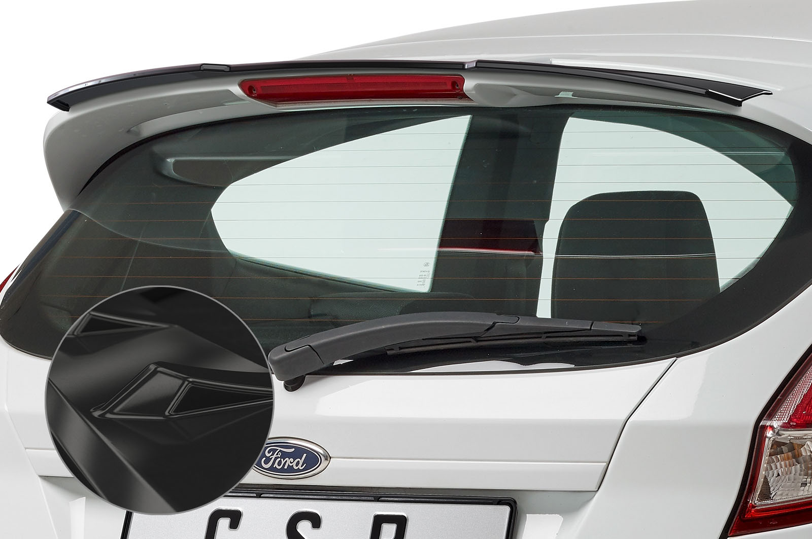 Achterspoiler Ford Fiesta MK7 ST / ST-Line (2008–2017) Glans Zwart – CSR Automotive