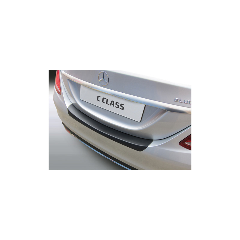 ABS Achterbumper beschermlijst  Mercedes C-Klasse W205 Sedan 3/2014-6/2021 Zwart