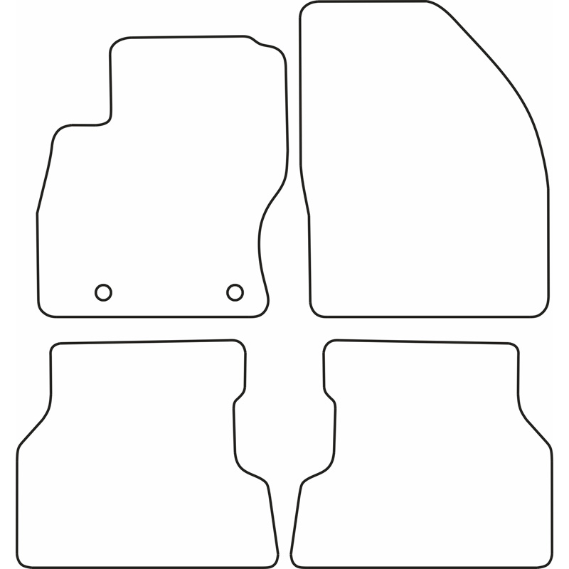 Automatten Ford Focus 04-