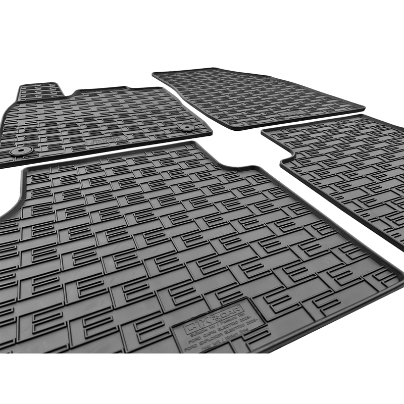 CIKCAR Rubber matten  Ford Explorer EV (CX740) 2024- & Capri EV (CX740L) 2024- (4-delig + montagesysteem)