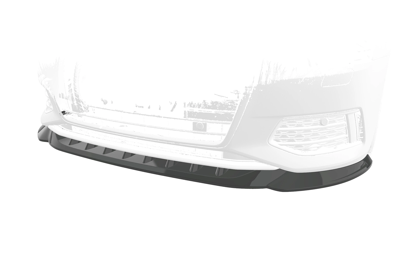 Voorspoiler Audi A6 C8 Glans Zwart van CSR Automotive (2018-2023)