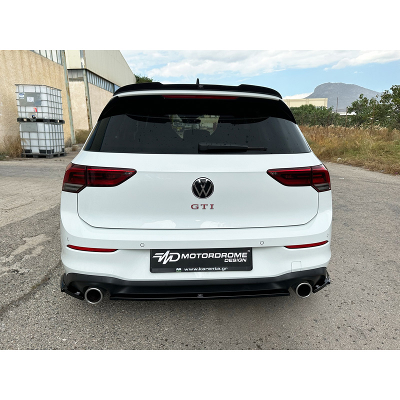 Dakspoiler (Spoiler Cap)  Volkswagen Golf VIII (CD1) GTI / R 2020- (ABS Glanzend zwart)