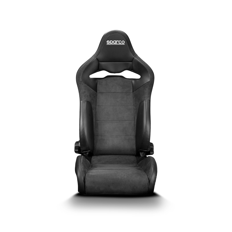 Sparco Sportstoel SP-R - Zwart Skai/Microvezel + GVK Rugleuning - Verstelbaar
