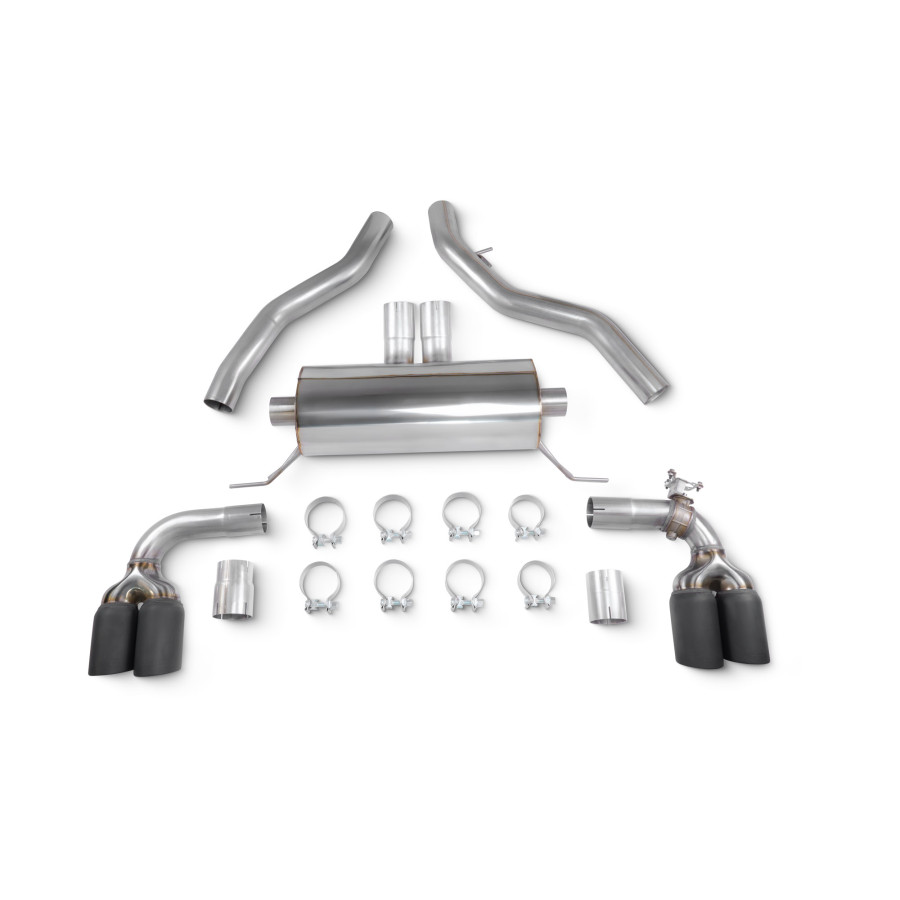 BMW 2 Series G42 M240i ROW Non-GPF GPF-Back system with electronic valve Scorpion