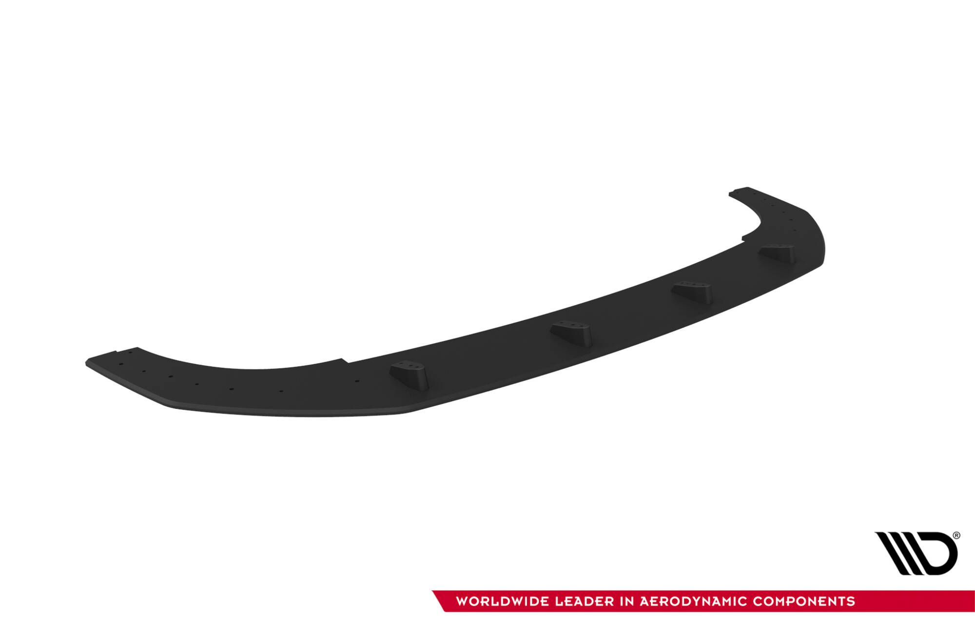 Street Pro Voorspoiler Volkswagen Golf GTI Clubsport MK8 Facelift Maxton Glanzend zwart