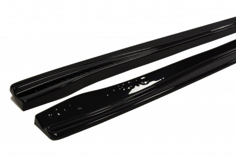 Zijskirts Diffusers Fiat Grande Punto Abarth Glanzend Zwart