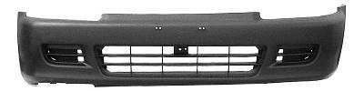voorbumper, zwart, 3 drs Hatchback Honda Civic, 1991-1995, 3 drs