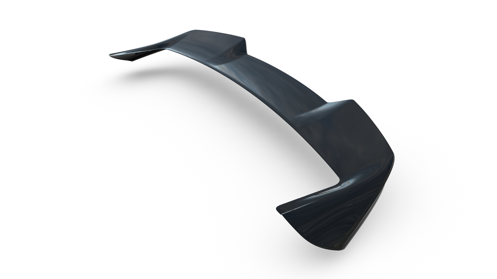 Bovenste 3D Spoiler passend voor Audi RSQ8 Mk1 / Facelift Glans Zwart – Maxton Design