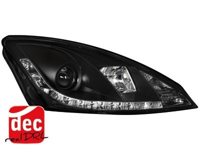 Headlights Ford Focus 98-01 Devil Eyes Dlite LED Black