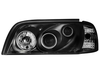 Faros Mercedes W202 xenon look negro